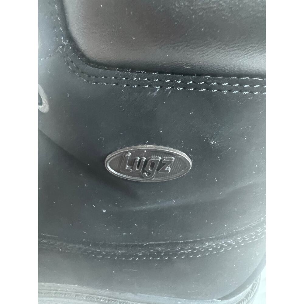 LUGZ Women's Black Convoy 6-Inch Lace‎ Up Round Toe Lug Sole Ankle Boots Sz 7.5 - Picture 8 of 10